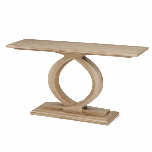 Consolle in legno massello di rovere
