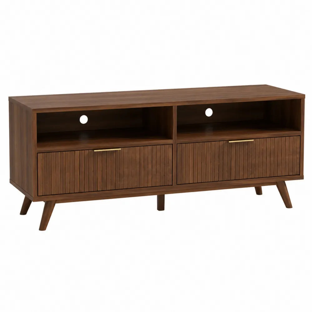 Mobile TV in legno marrone 120x40x50 cm