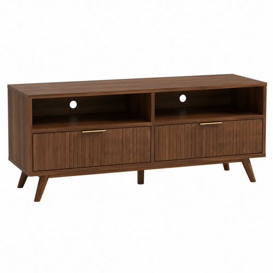 Mobile TV in legno marrone 120x40x50 cm